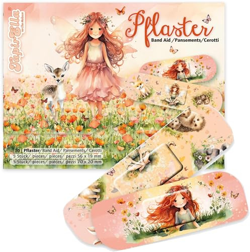 10 Kinderpflaster * SÜSSE ELFENPRINZESSIN * von Lutz Mauder | 14641 | Pflaster Pflasterbriefchen Kinder Heftpflaster Elfe Prinzessin