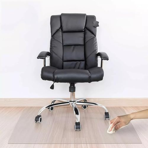 Bodenschutzmatte 1.5mm 50x120cm 70x160cm 80x100cm Unterlage Schreibtischstuhl rutschfest Schreibtischunterlage Transparent Leicht Zu Reinigen Schützt Böden Vor Kratzern Von Stühlen (Color : Clear, S
