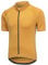 ARESFUEL Cycling Jersey Men Short Sleeves Road Bike Shirts Ultra-Soft 6 Pockets Cycling Top Mountain Bike Jersey Mustard L