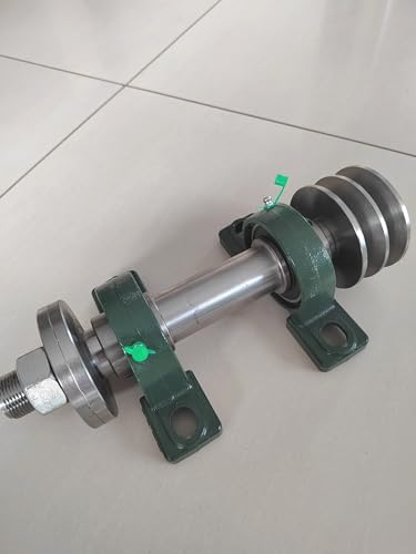 Welle für Kreissäge Kreissägewelle Sägewelle 2fach Riemenscheibe NEU Länge 300mm Linksgewinde