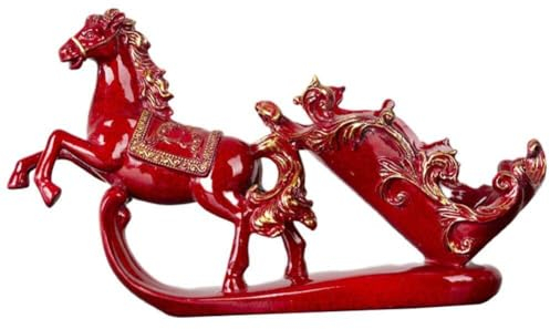 Muteitt Wine Bottle Holder Wine Racks Horse Statue Home Kitchen Wine Cellar Decorative Storage Organizer Horse Sculpture Decor Gifts for Men Women