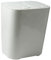 LABRIMP Poubelle de tri poubelle à marchepied deux poubelles et bacs de recyclage poubelle de bureau poubelle pour seau à ordures baril de déchets corbeille pp blanche