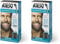 Just for men Tinte Para Bigote Y Barba, Elimina Las Canas Para Una Apariencia Más Espesa Y Completa, Con Pincel Aplicador Incluido, Color Castaño Oscuro, M35 (Paquete de 2)