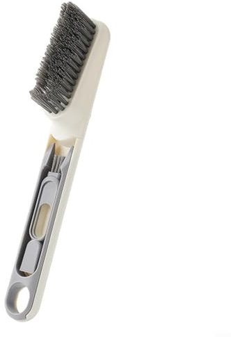 Reinigungsbürste mit Flüssigkeitsspender, ergonomischem Griff und einfacher Aufbewahrung (weiß)