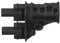Original Stäubli MC4-Evo2 Abzweigbuchse Abzweigverbinder Abzweigadapter T-Stück Splitter PV-AZB4-EVO 2-UR