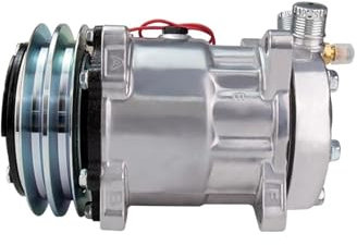 AKkis Klimakompressor Sanden 709 SD7H15 24V Kompressor 2-Rillen-V-Riemenscheibe Universal