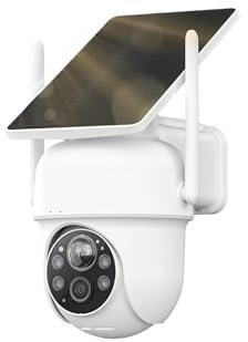 VEKELETE 2K 3/5MP Wifi Solar Camera For Home Protection Surveillance Security Battery Camera Solar Panel PIR Humanoid Detection(3MP Camera ANRAN APP)