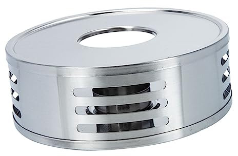 TOPPERFUN Stainless Steel Hollow Tea Warmer for Teapot Modern Tea Heating Stove for Home Use Material