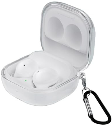 GIOPUEY Clear Hülle Kompatibel mit Samsung Galaxy Buds Core, TPU Stoßfeste Schutzhülle, Ultradünn, Kein Geruch, Hülle Silikon- Transparent