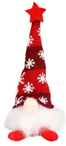 Light Up Gnome Christmas Seasonal Dwarf Doll Decor | Desktop Light Up Gnome Ornament for Family Party Winter Desktop Bookshelf TV Cabinet Entrance Bedside Table