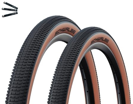 Faltreifen Schwalbe 2 x Billy Bonkers Performance ADDIX Schwarz/Bronze 50-507 (24 x 2.00) inkl. maxxi4you Reifenheber