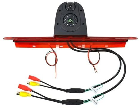 Rückfahrkamera Auto Für VW Für Crafter Twin Lens Auto Rückansicht Kamera Dual Lens Bremslicht Backup Reverse Kamera Monitor Kit(Only CVBS Camera kit)