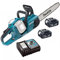 Makita DUC353 LXT Brushless Cordless Chainsaw with 2 x 4Ah BL1840 Batteries, 36V/18V, 350mm