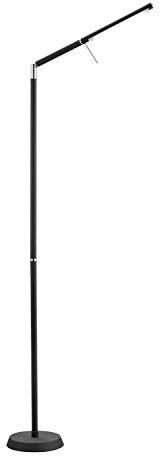 Trio Leuchten LED Stehleuchte Filigran 420490132, Metall Schwarz matt, inkl. 6 Watt LED, Dimmer