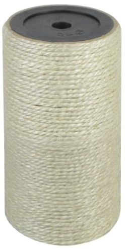 vidaXL Griffoir pour Chats 8x15 cm 10 mm Beige Grattage Jouet Chats Chaton