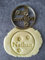 3DKOUPE - Emporte-pièce rond - Motif pattes de chat et chien - Personnalisable avec texte - Couleur au choix - Conçu et fabriqué en France