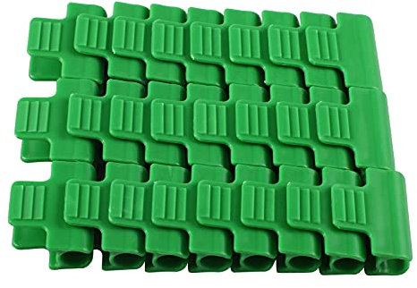 Blanketswarm 24 Stück Gewächshaus-Klemmen, Reihenabdeckungen, Netz-Tunnel-Clips, Schuppenfolie, Schattierungsnetz, Stangenclip, 11 mm