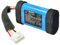 vhbw Akku kompatibel mit JBL Link Portable, Flip 5 Ocean, Flip 5 Eco, FLIP5WHTAM Lautsprecher Boxen Speaker (6800 mAh, 3,7 V, Li-Ion)