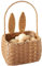 Ei Osterkorb mit Griff Ernte Blumenmädchen Garten Spielzeug Mini Picknick Wein Weben Korb Kinder Baby Junge Geschenk Obst Geburtstag Organizer Korb Oval Dorothy Süße Kekse Strand Lagerung für Paare
