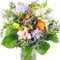 Happy Birthday - Blumenstrauß mit 10 bunten Freesien und Statice - Inklusive Grußkarte # Geburtstag # Überraschung # Freundschaft