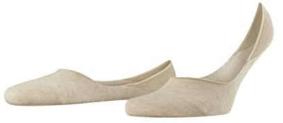 FALKE Herren Füßlinge Invisible Step Medium Cut M In Baumwolle unsichtbar einfarbig 1 Paar, Beige Sand Melange 4650, 43-44