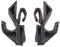 YOU.S Hutablage Halterung Halter Haken Clips Set (2-teilig) Links und Rechts - 71719952
