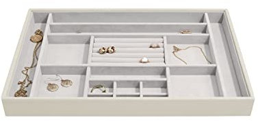 Stackers Schmuckschatulle - Hellbeige - Rustikal-Luxuriös - Ringe, Schmuckzubehör - Valentinstag, Muttertag