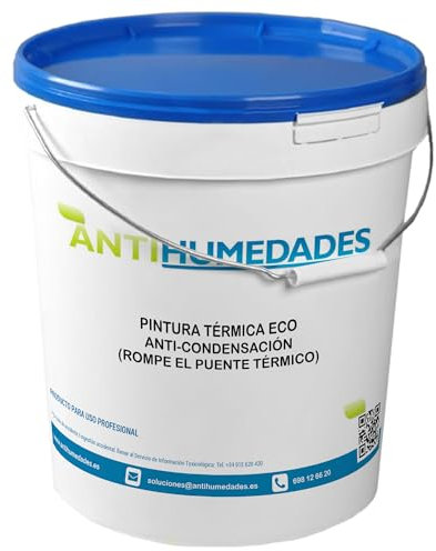 ANTIHUMEDADES Peinture thermique Eco anti-condensation (15 l. - Blanc). Isole et protège contre l'humidité par condensation. Brise le pont thermique et conserve la chaleur