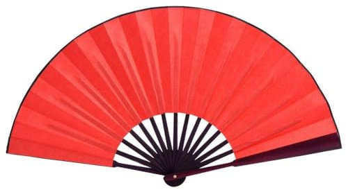 Grand Eventail, Eventail Grand Format, Grand éventail Pliable Rouge En Soie, éventail Pliable En Tissu, Ventilateur Pliant éventail De Mariage Ventilateurs Pliables à La Main Pour La Décorations
