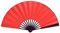 Grand Eventail, Eventail Grand Format, Grand éventail Pliable Rouge En Soie, éventail Pliable En Tissu, Ventilateur Pliant éventail De Mariage Ventilateurs Pliables à La Main Pour La Décorations
