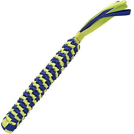 Bobby Cotonosso Scouby S - Corda da gioco per cani in Nylon, Gioco Cane taglia Grande, Media, Piccola, Resistente, Verde, 35 CM