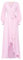 Swing Fashion Irmina | Puderrosa Donna Elegante Festivo | Vestito da Festa Sera | Abiti da Sposa Ballo | Abito Lungo | Manica Lunga | Rosa Cipria | 40