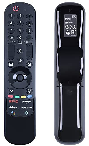 TCNOUMT Replacement MR21GC MR21GA Magic Voice Remote Control for LG Magic Smart TV 2019 2020 2021 OLED G1 C1 A1 Series Mini-LED QNED99 QNED90 NanoCell NANO99 NANO90 NANO85 NANO75 Series