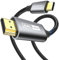 SWITCHFLUX USB C to HDMI Cable 2.1, 6FT 8K@60Hz,4K@144Hz,2K@165Hz Type C to HDMI Cord Support HDCP2.3/HDR/DSC Thunderbolt 3/4 for MacBook, iPhone 15/Plus/Pro/Pro Max,Dell,HP, Lenovo, S22