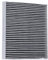 RIDEX Filtro abitacolo 424I0734 Cartuccia filtro & Filtro al carbone attivo Altezza: 30 Larghezza: 222 Lunghezza: 255