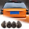 DIYUCAR Auto-Rücklicht-Lampenabdeckung, Rücklichtschutz, Außendekoration, Zubehör, kompatibel mit Benz Smart 451 Fortwo 2009–2015