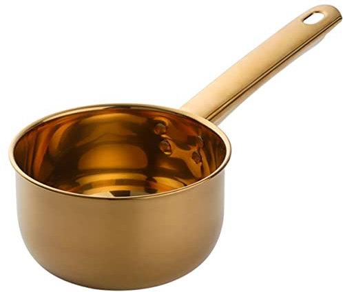 LIFKOME cucharón pala de madera cuchara de acero inoxidable cuchara de baño de agua largo cucharas acero inoxidable utensilio de cocina cuchara de agua espesa espesar contenedor de agua