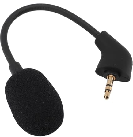 VBESTLIFE Mikrofon-Ersatz für Kingston HyperX Cloud/Cloud X/Cloud II, Gaming-Headset, 3,5 Mm Abnehmbarer Mikrofonarm mit Geräuschunterdrückung