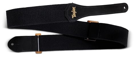 Taylor GS Mini-Gurt, Baumwolle, 5,1 cm, verstellbar, Schwarz