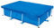 Obelunrp Poolabdeckung, rechteckige Poolabdeckung für oberirdische Pools, Solar -Oval -Poolabdeckungen für rechteckige Rahmenpools, staubdes Pooltuch 220x150 cm