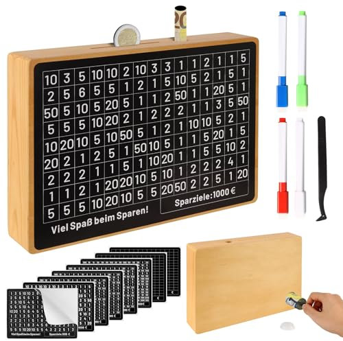 INYEEXUP Hucha de madera (Wood Color)