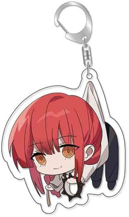 Anime Chainsaw Man Porte-clé acrylique Porte-clé Denji Porte-clé Makima Accessoire pendentif pour sac d'école