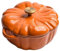 Dutch Oven aus Gusseisen, Kochtopf in Kürbisform, Auflaufform mit Deckel und Griffen, antihaftbeschichteter Schmortopf, Suppentopf, Halloween-Emaille-Kochgeschirr, Crock Pot for Suppe, Brei, Eintopf,