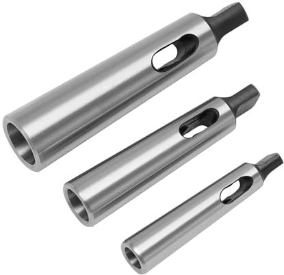 Qussse 3-tlg Reduzierhülse Morsekegel MK4-3 MK3-2 MK2-1 Konushülse Adapter MK4 auf MK1 Kegeladapter für Drehmaschine