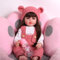 Binxing Yts Reborn Baby 48 cm suave silicona vinilo reborn muñecas realistas recién nacidos bocas magnéticas juguetes realistas hechos a mano 18 pulgadas reborn bebés Navidad cumpleaños regalo