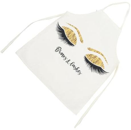 Beaupretty Nail Salon Apron for Adults Fashionable Manicurist Work Apron with Side Pocket Creative Design for Hairdressers Suitable for Salons and Home Use Regular