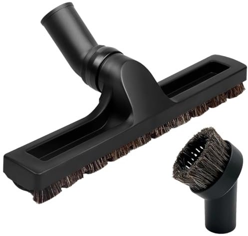 GATSUZG Universal 32mm Hard Floor Brush Head – 300mm Wide Slim Nozzle Tool Compatible with Numatic Henry Hetty Harry Vax Hoover Vacuum Cleaners for Wood, Tile & Laminate Floors, with Round Brush Head
