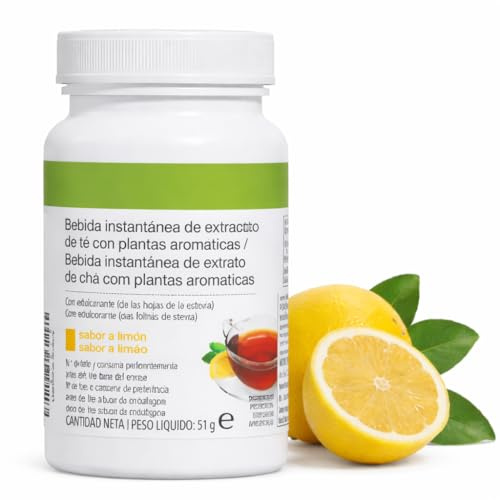 Te Quemagrasa con Hierbas Aromáticas Bebida Instantánea Baja en Calorías sabor Limón