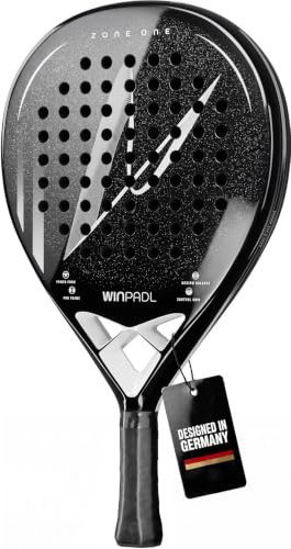 WINPADL Padelschläger Carbon, raue Schlagfläche & Soft Eva