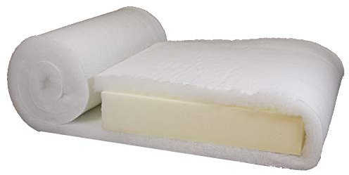 TENDAGGIMANIA® Polsterwatte Volumenvlies: 100% Polyester, Dacron-Typ, Maße: H 100 cm, Dicke 5 cm, Meterware